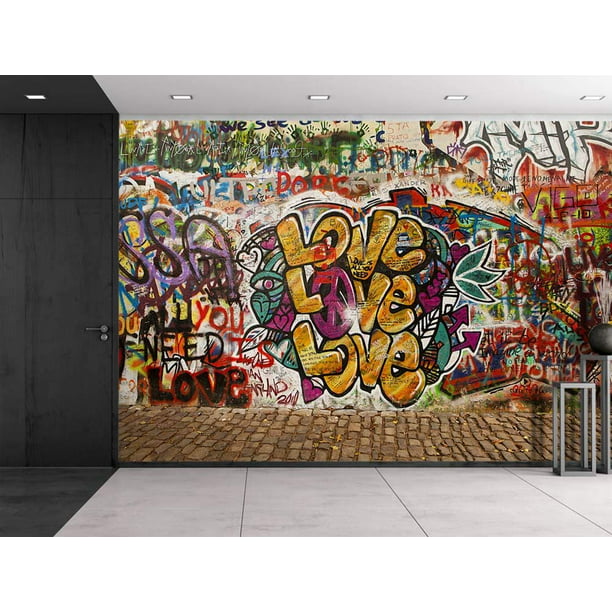 Wall Mural Graffiti Art Large Repositionable Vinyl Interior Decor